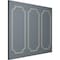 Ekena Millwork 28-in. W x 72-in. H Foster Running Coin Panel Moulding Kit Triple Panel PMLKFO28X72C - alternate 2